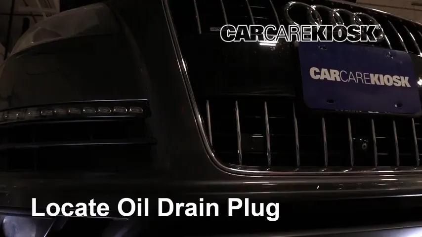 2013 Audi Q7 Premium 3.0L V6 Supercharged Oil Change Oil and Oil Filter
